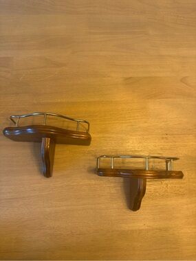 Vintage HOMCO Home Interiors Brass Railing Shelf candle sconces